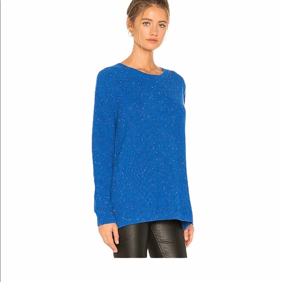 525 America Emma Shaker Sweater in Indigo Confetti - Picture 2 of 11